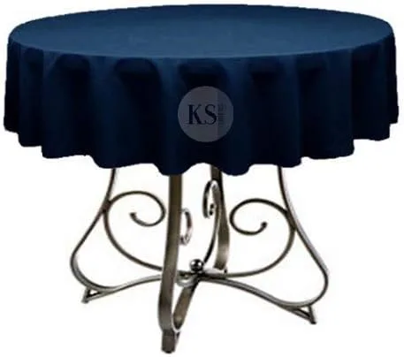 Vista 35 de Mantel redondo de poliéster de 72 pulgadas, disponible en más de 45 colores, ideal para restaurantes y superposiciones versátiles de eventos, elige