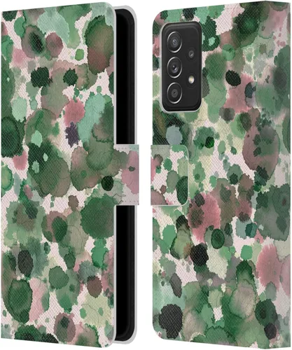 Vista 14 de Head Case Designs Officially Licensed Ninola Color Joy Pattern Abstract Leather Wallet Case Compatible with Samsung Galaxy A53 5G (2022)