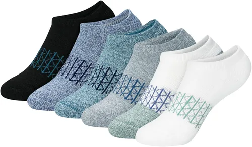 Vista 8 de Hanes Calcetines para niño, tobillos, tripulación y invisibles, paquete de 6, calcetines deportivos acolchados Absolute Active para niños, absorben