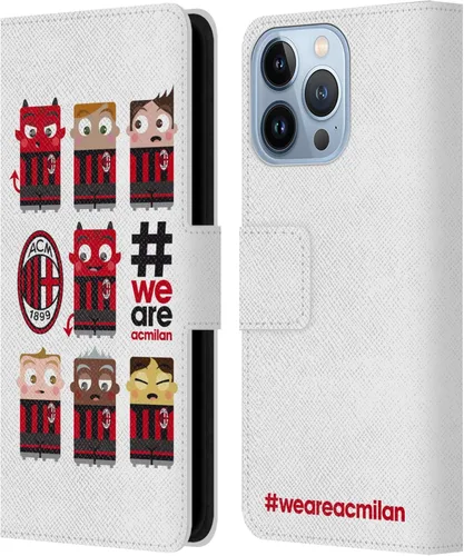 Vista 29 de Head Case Designs Officially Licensed AC Milan Dream Big Children Leather Wallet Case Compatible with Apple iPhone 11