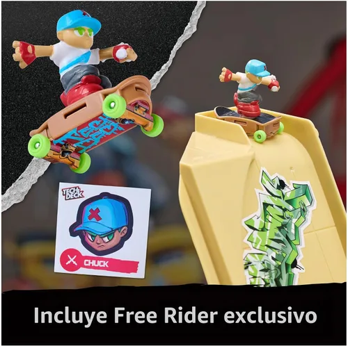 Vista 5 de Tech Deck Free Riders Extreme - Juego de diapasón motorizado a partir de 5