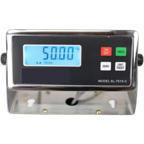 Vista 6 de Liberty Scales Báscula de suelo industrial con 2 protectores de parachoques, básculas digitales precisas con indicador para pesaje de almacén