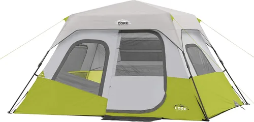 Vista 12 de CORE Tiendas de Cabaña Instantáneas 6 Personas / 9 Personas / 10 Personas / 12 Personas Tienda de Cabaña Familiar Multi Habitación Tiendas