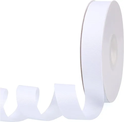 Vista 109 de Cinta de grogrén de doble cara de color liso azul bebé de 1-1/2 pulgadas x 50 yardas para envolver regalos, bodas, fiestas, manualidades, lazos