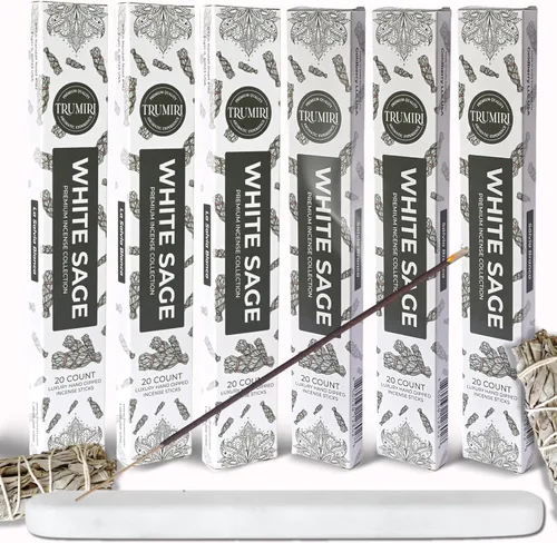 Vista 60 de Varillas de incienso ámbar – Total 40 varillas de incienso – Paquete doble de 20 Insense – Inciensos – Inscents – Ingredientes naturales no tóxicos