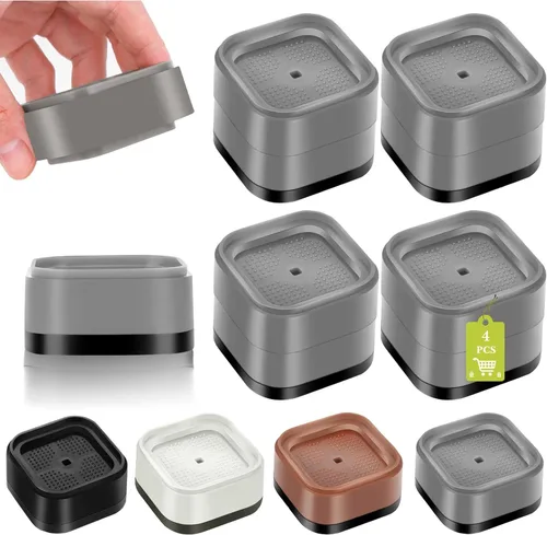 Vista 19 de Paquete de 12 elevadores de muebles de 1, 2 o 3 pulgadas, elevadores de cama ajustables resistentes para mesa, escritorio, sofá, silla, gabinete