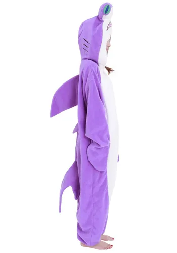 Vista 5 de Pijama Kigurumi de Tiburón Martillo para Adultos Multicolor