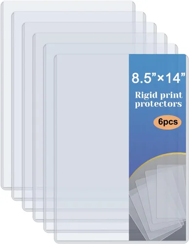 Vista 12 de Rainmae Paquete de 30 protectores rígidos de impresión de 4 x 6 pulgadas, protectores rígidos transparentes e impermeables para hojas de páginas