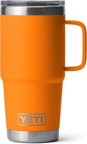 Vista 17 de YETI - Vaso de viaje Rambler de 20 onzas, de acero inoxidable, aislada al vacío con tapa fuerte Stronghold Blanco