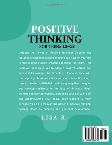 Vista 2 de POSITIVE THINKING FOR TEENS 13-18 Practical Exercises to Manage Unwanted Thoughts, Avoid Comparison and Improve Goal Setting, Self Esteem and