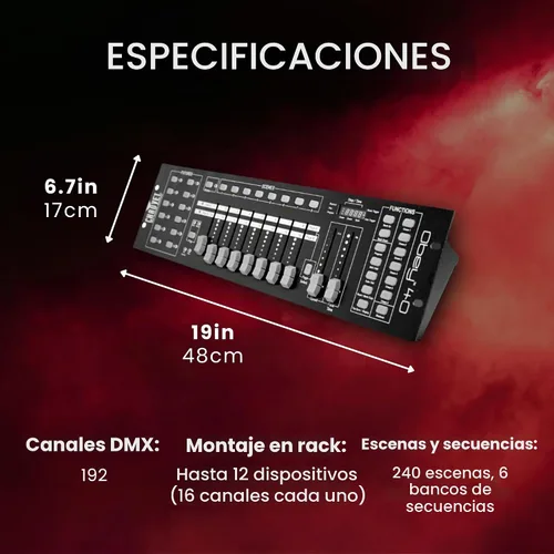 Vista 2 de CHAUVET DJ OBEY40 control DMX universal