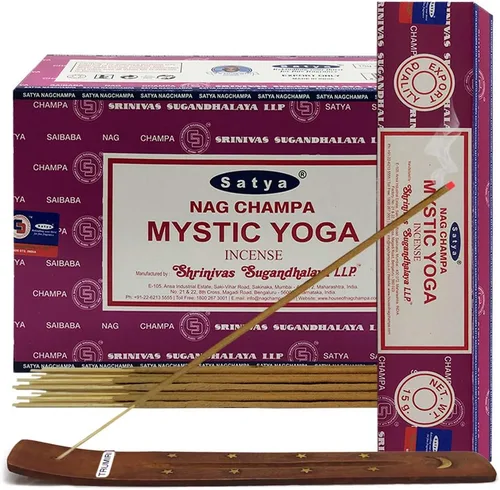 Vista 18 de Aruda - Varillas de incienso y soporte para varillas de incienso, paquete Insence Insense Satya Incense