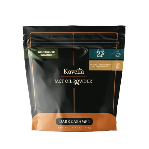Vista 8 de Crema de café en polvo de aceite MCT sin stevia (regular, vainilla francesa)