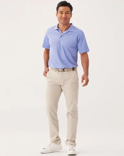 Vista 7 de Real Essentials 3 Pack: Men's Short Sleeve Golf Polo Casual Workout Sports Moisture Wicking Collared Shirt (Big & Tall)