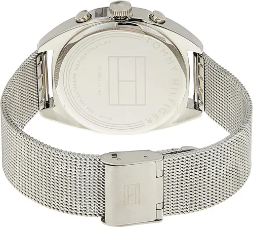 Vista 2 de Tommy Hilfiger 1781628 reloj deportivo sofisticado de acero inoxidable tono plateado para mujer