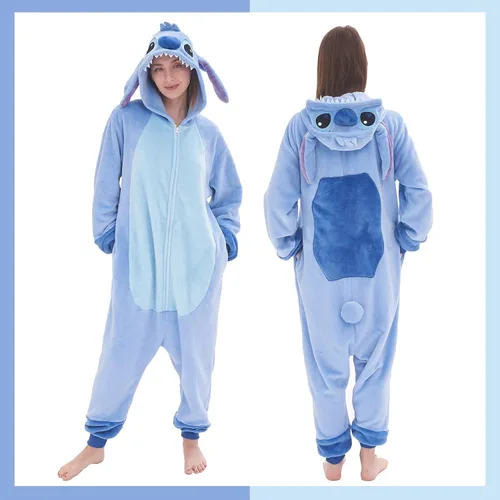 Vista 5 de GONAAP Unisex Adult Onesie Pajamas Animal One Piece Costume Cosplay Sleepwear