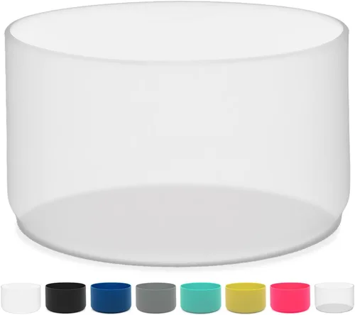 Vista 8 de Funda protectora de silicona para botellas de agua Hydroflask de 12 a 40 onzas, cubierta antideslizante para la parte inferior de la botella Stanley