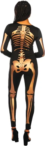 Vista 12 de Tipsy Elves Form Fitting & Flattering Skeleton Bodysuit for Halloween - Women's Skeleton Costume