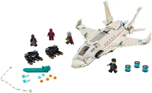 Vista 3 de LEGO Marvel Spider-Man Far from Home: Stark Jet and The Drone Attack 76130 Kit de Construcción (504 Piezas)