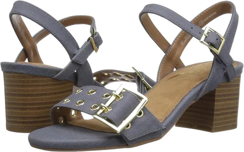 Vista 7 de Aerosoles Sandalias de vestir de Mid Town para mujer, Azul Patchwork, 9