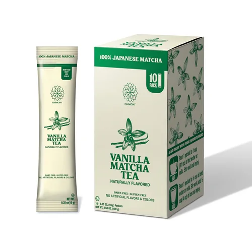Vista 14 de The Harmony Matcha Lavender (bolsa de 7.05 onzas - 20 porciones) Polvo de matcha japonés premium, rico en antioxidantes y L-teanina, endulzado