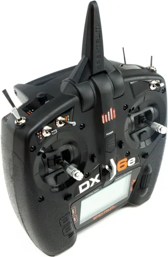 Vista 6 de Spektrum DX6e Transmisor de Radio RC DSMX de 6 Canales 2.4GHz Solo (Sin Receptor) con Memoria de 250 Modelos Telemetría Enlace de Entrenador
