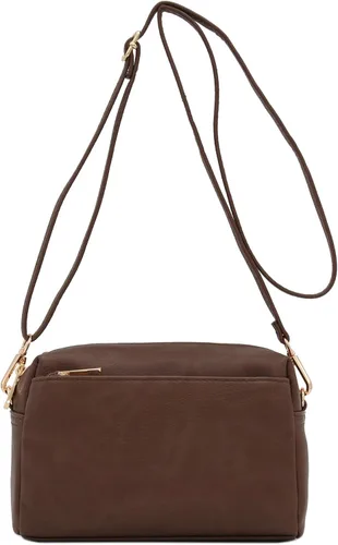 Vista 130 de FashionPuzzle Triple Zip Small Crossbody Bag