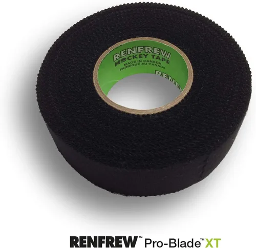 Vista 2 de Renfrew Cinta de hockey de tela, 1" (negro XT, 59.1 ft)