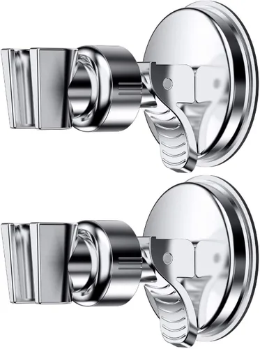 Vista 2 de OUO Soporte de cabezal de ducha ajustable, soporte de cabezal de ducha de mano con ventosa para baño, cabezal de ducha de mano extraíble y soporte 2