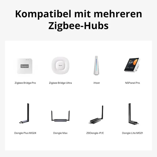 Vista 8 de SONOFF Mini Duo-L Zigbee Smart Switch – Sin cable neutro, Zigbee 3.0, doble canal, 16 A en total, compatible con Alexa, Google Home, temporizador