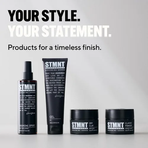 Vista 5 de STMNT Grooming Goods - Pomada clásica, 3.38 onzas, brillo natural, control fuerte, fácil de lavar