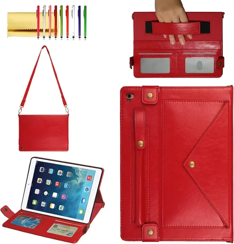 Vista 124 de Funda tipo bolso para iPad mini de 5ª/4ª/3ª/2ª/1ª generación de 7.9 pulgadas, Techcircle funda ligera tipo folio con soporte bandolera con billetera