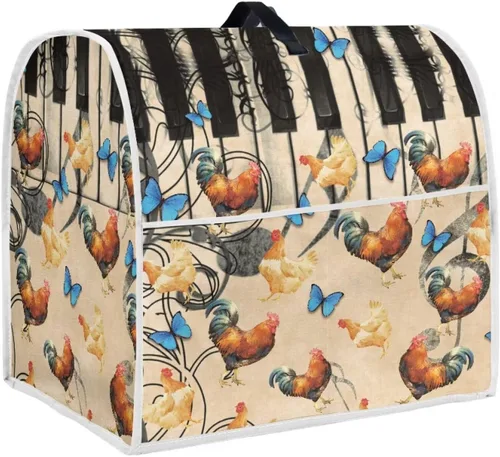 Vista 18 de Funda para batidora de pie de libélula bohemia compatible con mezclador de cocina de 4.5 a 5 cuartos de galón, a prueba de polvo, cubierta