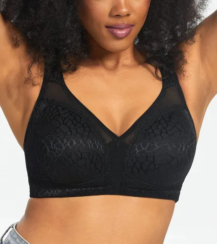 Vista 3 de HACI Brasier reductor de cobertura completa para mujer, sin varillas, talla grande, para soporte de busto grande, sin costuras