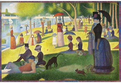 Vista 2 de Un domingo en La Grande Jatte, Georges Seurat