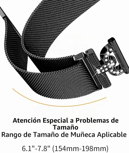 Vista 3 de JOYOZY Bandas magnéticas compatibles con Samsung Galaxy Watch 7/FE/5/6/4 de 40 mm/44 mm/Galaxy Watch 5 Pro de 45 mm/Galaxy Watch 4/6 Classic de 42