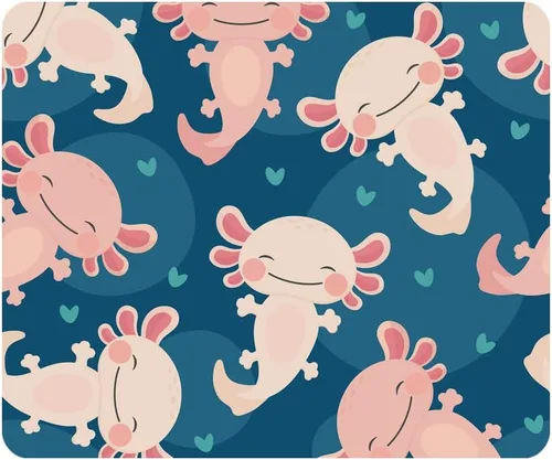 Vista 5 de Nicokee - Alfombrilla de mouse para juegos de acuarela con diseño de mármol, seda blanca, azul, lila, turquesa, abstracta, para computadora MP-0001