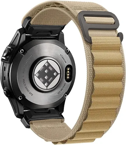 Vista 14 de Correa de reloj de nylon de ajuste rápido de 22 mm para Garmin Fenix 8/E/7/7 Pro/6/6 Pro/5/5 Plus(47mm), Epix Pro Gen 2 47mm, Forerunner