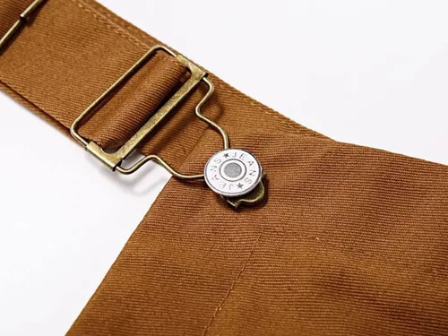 Vista 5 de loveimgs Overol con peto grande y alto para hombre, pantalones cargo sueltos de trabajo de una pieza con bolsillos