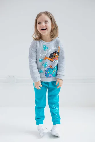Vista 2 de Disney Encanto Mirabel - Conjunto de sudadera y pantalones para niñas pequeñas y grandes