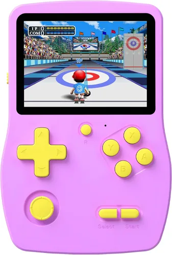 Vista 8 de Juegos de mano de 32 bits para niños precargados 139 videojuegos, reproductor de videojuegos portátil con pantalla IPS de 3.0 pulgadas y batería
