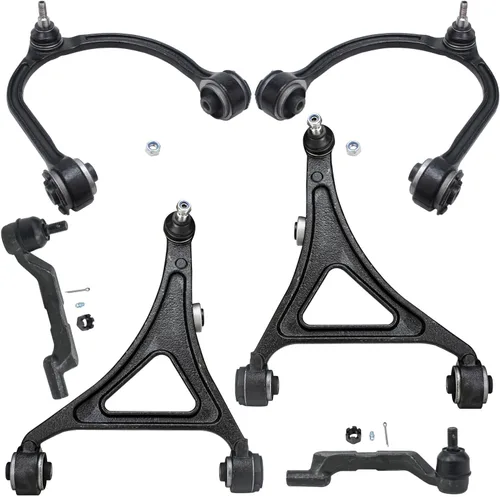 Vista 97 de Detroit Axle - Kit de brazos de control delantero para Chevy Silverado 1500 GMC Sierra 1500 GMC Sierra 1500 Avalanche Yukon Tahoe Escalade ESV EXT