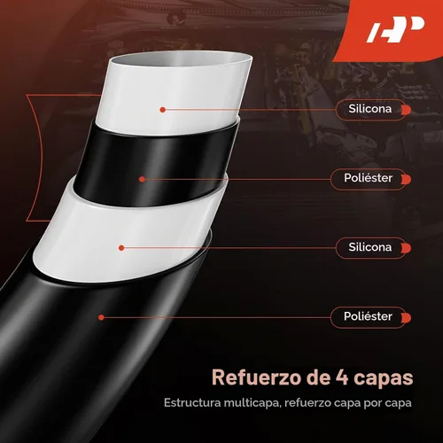 Vista 4 de Manguera intercooler turbocompresor A-Premium
