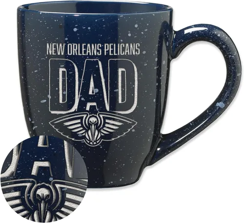 Vista 108 de Rico Industries NBA 16 oz Team Color Laser Engraved Speckled Ceramic Coffee Mug 3-Color del