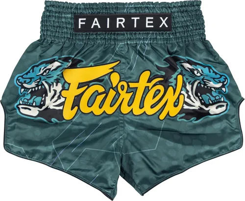 Vista 17 de Fairtex Pantalones cortos de boxeo Muay Thai de corte delgado "Kabuki