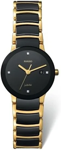 Vista 2 de Rado Centrix - Movimiento de cuarzo suizo para mujer, 1.102in, Negro, Contemporáneo