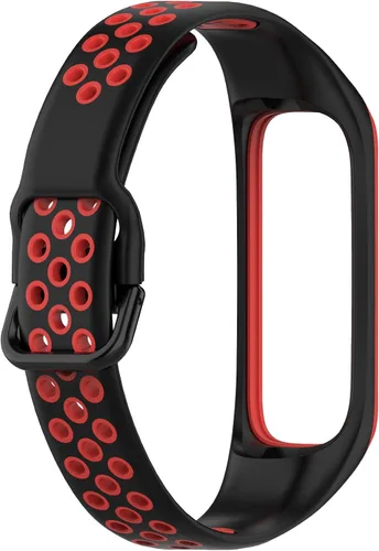 Vista 4 de BabyValley Correa compatible con Samsung Galaxy Fit 2, correa de silicona transpirable, correa de repuesto para Galaxy Fit 2 Fitness Tracker