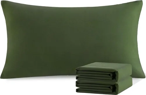 Vista 48 de NTBAY Juego de fundas de almohada estándar, paquete de 2 fundas de almohada de microfibra cepillada de 20 x 26 pulgadas, suaves, sin arrugas Aqua