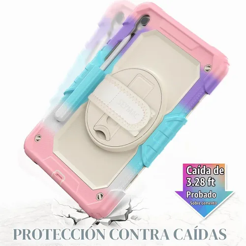 Vista 6 de SEYMAC stock Funda para Samsung Galaxy Tab S10 Lite / S10 FE / S9 FE 5G / S9 Funda para Tableta 10.9''/ 11'' Protectora con Protector de Pantalla