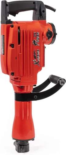 Vista 4 de XtremepowerUS - Martillo neumático de demolición pesado 2200 vatios, rompedor de hormigón, con estuche, guantes